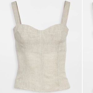 Reformation Libra Linen Top